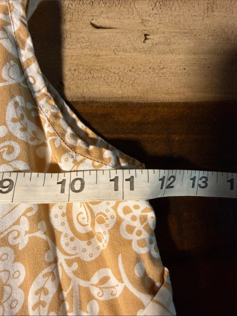 Toddler Girl Dress Tan & White
